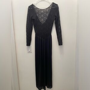Vintage Olga’s Christina Black Lace Dress